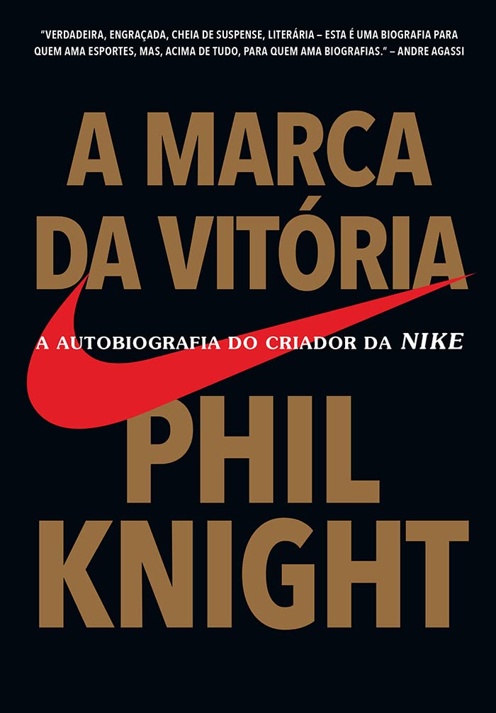 Capa do livro A marca da vitória: A autobiografia do criador da Nike