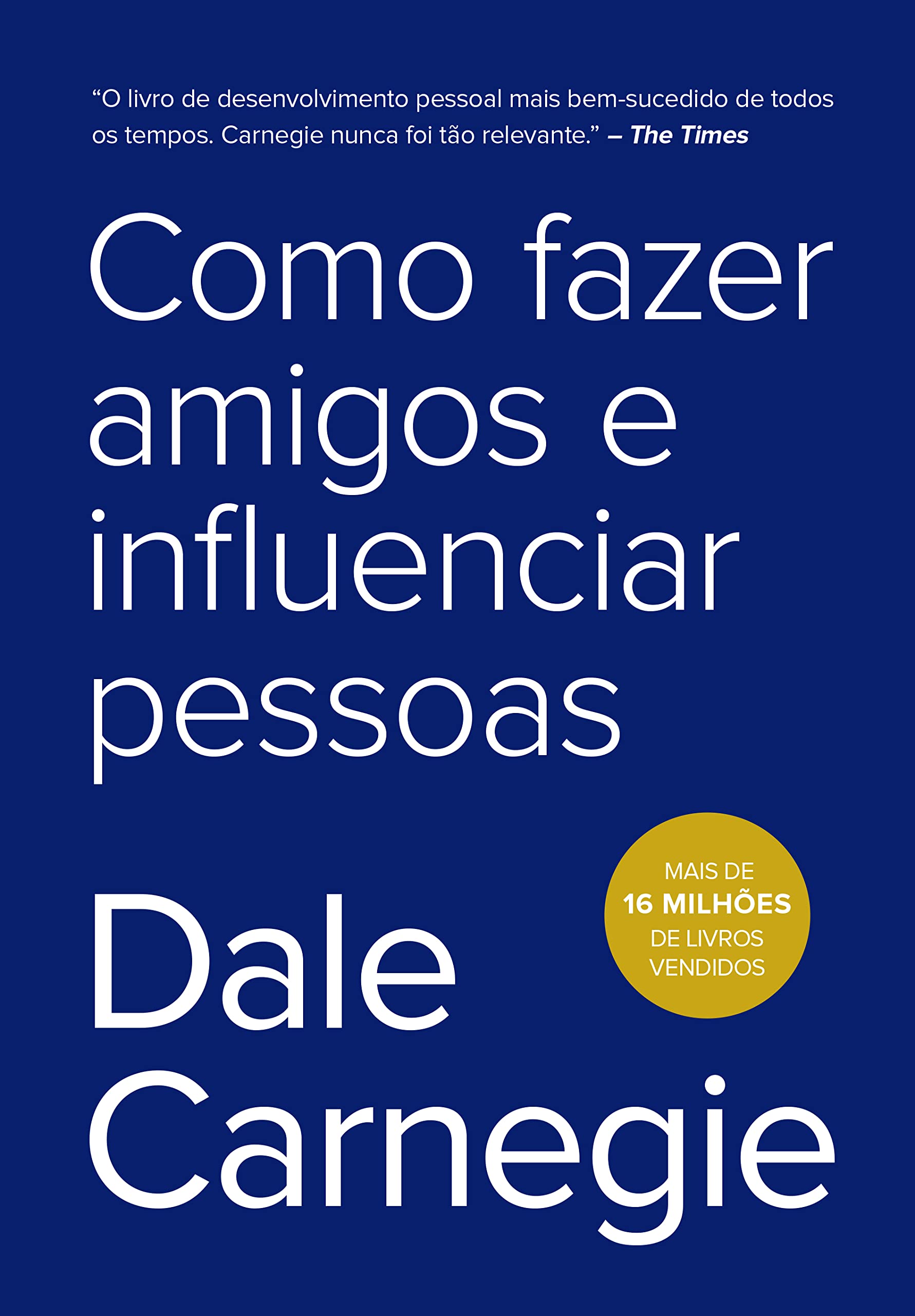 Capa do livro Como fazer amigos e influenciar pessoas