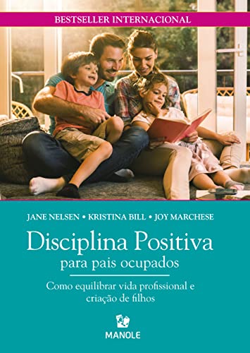 Capa do livro Disciplina Positiva para Pais Ocupados