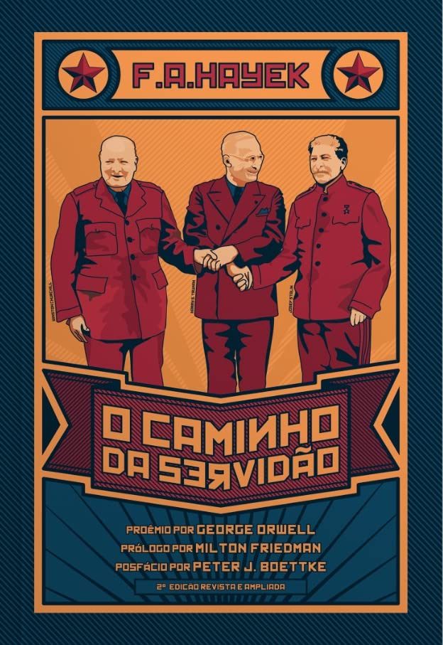 Capa do livro O Caminho da Servidão